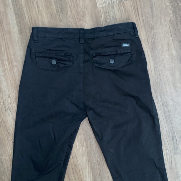 Truth.Substance Common Sense Black Slim Fit Straight Stretch Pant Size 34x30 - Picture 5 of 6